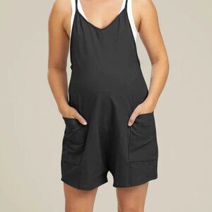 Oversized Jumpsuit Shorts - Maternity & Postpartum